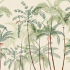 S10430 Green Louie Palm Garden Mural by Sandberg