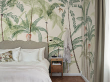 S10430 Green Louie Palm Garden Mural by Sandberg