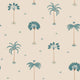 Misty Blue Milo Palm Garden Wallpaper by Sandberg