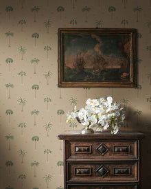 S10438 Clay Milo Palm Garden Wallpaper by Sandberg