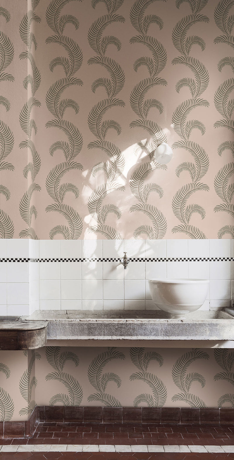 S10441 Pink Jasmine Palm Garden Wallpaper by Sandberg
