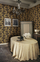 S10442 Charcoal Jasmine Palm Garden Wallpaper by Sandberg