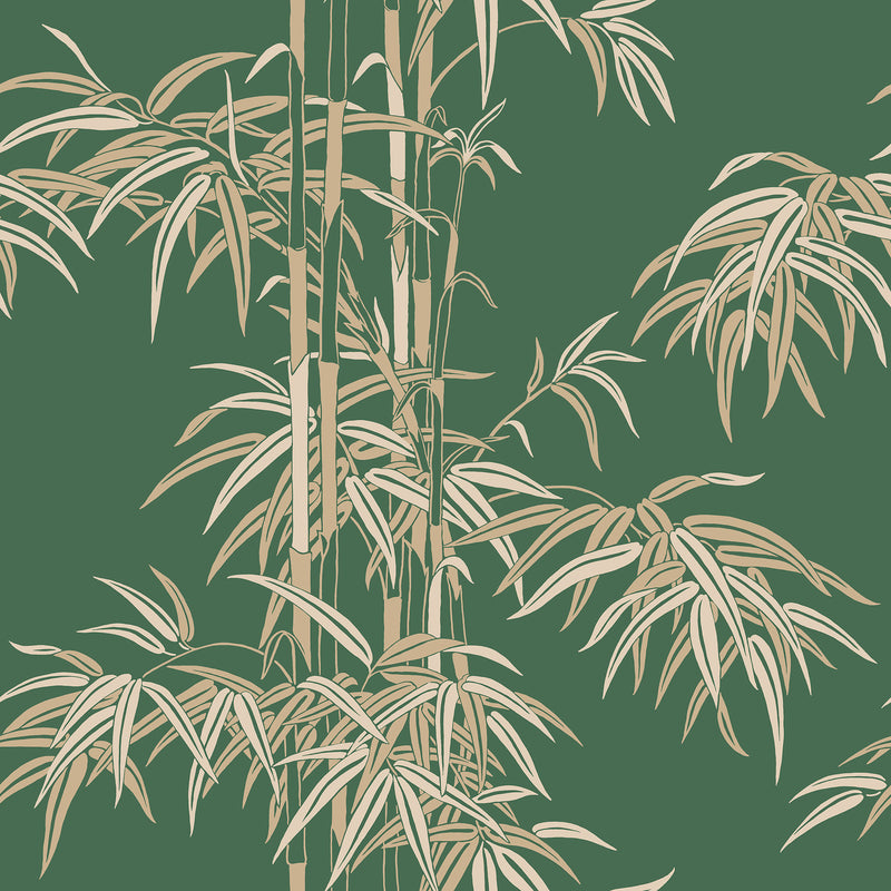 S10445 Green Leon Palm Garden Wallpaper by Sandberg