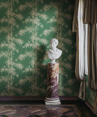 S10445 Green Leon Palm Garden Wallpaper by Sandberg
