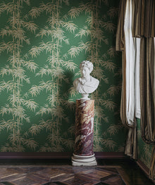 S10445 Green Leon Palm Garden Wallpaper by Sandberg