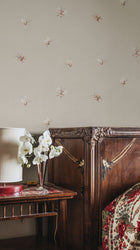 S10447 Sandstone Butterflies Chinoiserie Garden Wallpaper by Sandberg