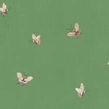 S10449 Green Butterflies Chinoiserie Garden Wallpaper by Sandberg