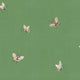 Green Butterflies Chinoiserie Garden Wallpaper by Sandberg