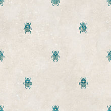 S10452 Blue Audrey Palm Garden Wallpaper by Sandberg