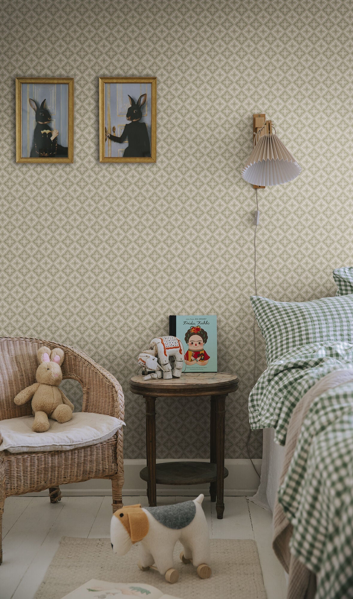 S10455 Green Edvin Ett Hem, Öland Wallpaper by Sandberg
