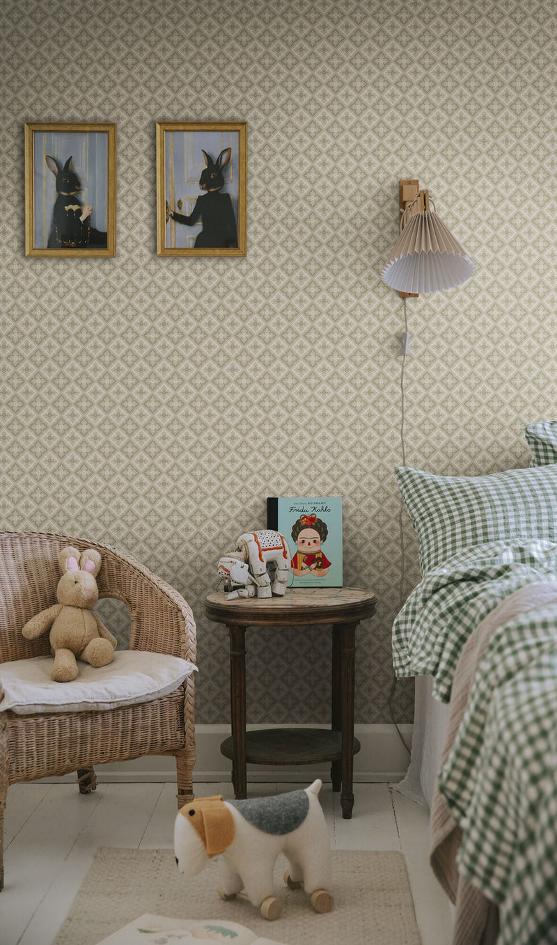 S10455 Green Edvin Ett Hem, Öland Wallpaper by Sandberg