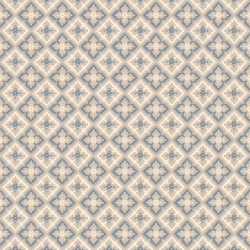 S10456 Indigo Blue Edvin Ett Hem, Öland Wallpaper by Sandberg