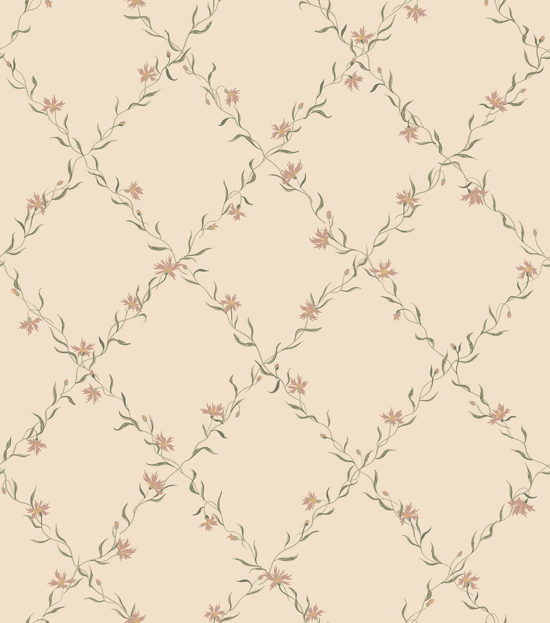 S10458 Dusty Pink Ewa Ett Hem, Öland Wallpaper by Sandberg