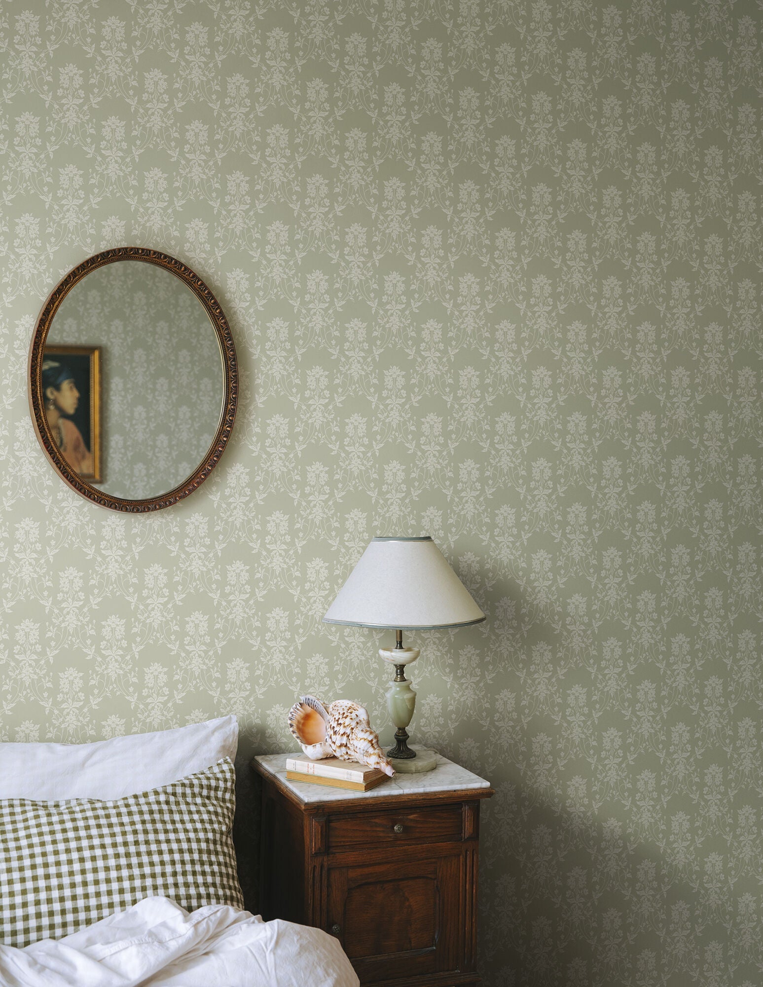 S10460 Spring Green Alva Ett Hem, Öland Wallpaper by Sandberg