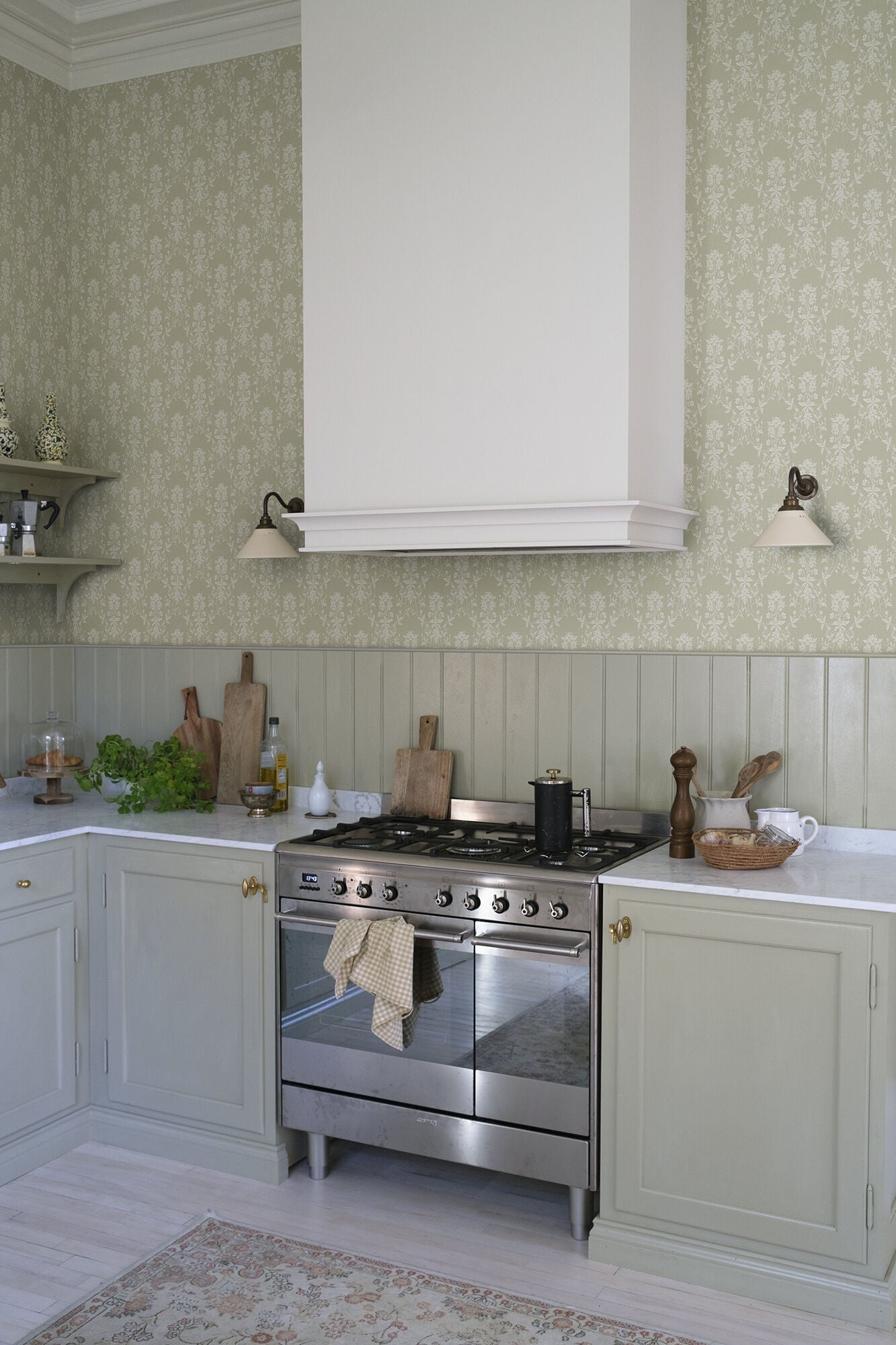S10460 Spring Green Alva Ett Hem, Öland Wallpaper by Sandberg
