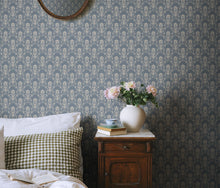 S10461 Indigo Blue Alva Ett Hem, Öland Wallpaper by Sandberg