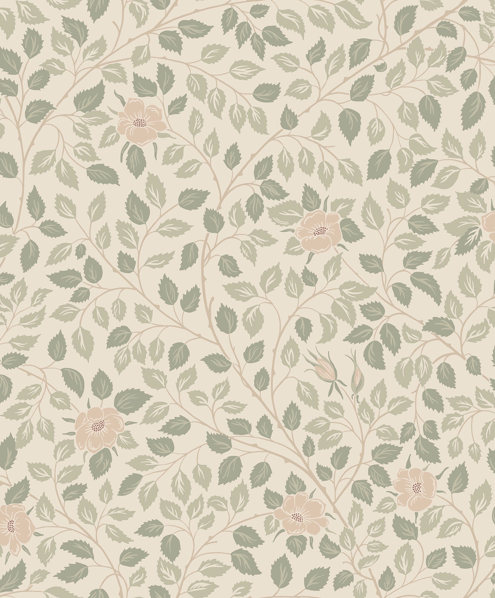 S10462 Spring Green Solliden Ett Hem, Öland Wallpaper by Sandberg
