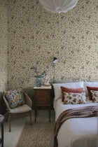 S10463 Burgundy Solliden Ett Hem, Öland Wallpaper by Sandberg