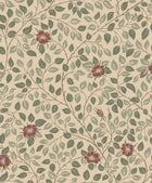 S10463 Burgundy Solliden Ett Hem, Öland Wallpaper by Sandberg