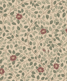 S10463 Burgundy Solliden Ett Hem, Öland Wallpaper by Sandberg