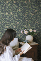S10465 Midnight Blue Solliden Ett Hem, Öland Wallpaper by Sandberg