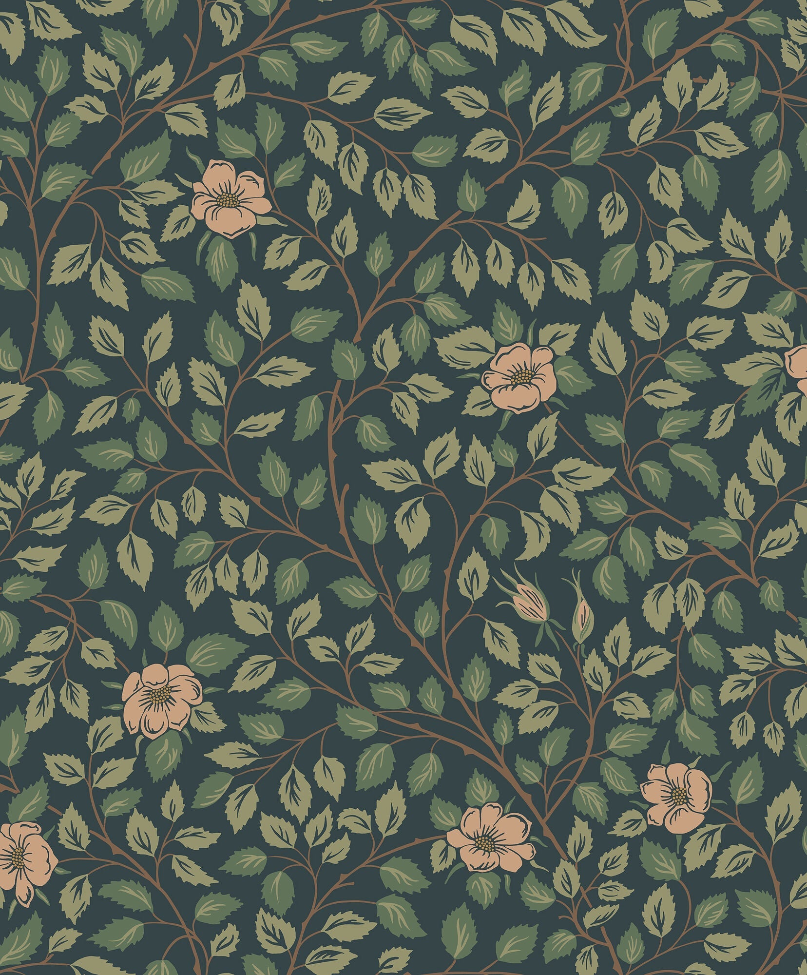 S10465 Midnight Blue Solliden Ett Hem, Öland Wallpaper by Sandberg