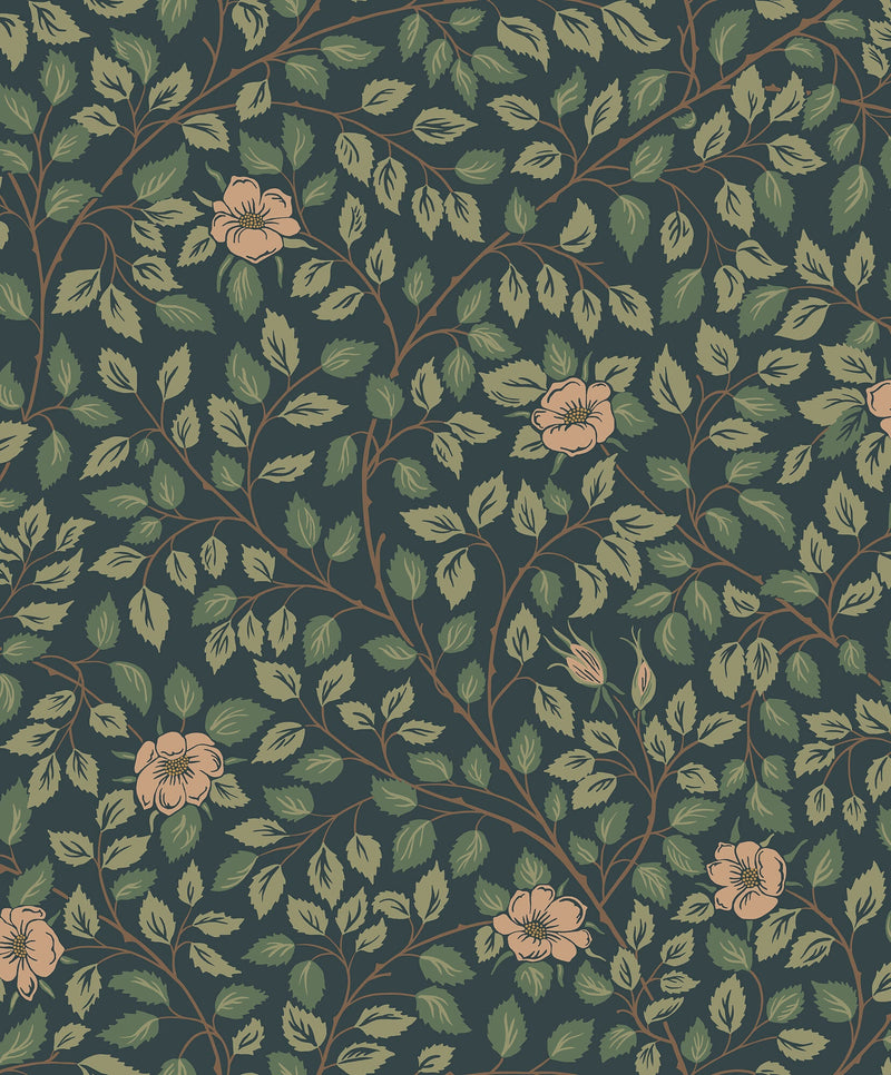 S10465 Midnight Blue Solliden Ett Hem, Öland Wallpaper by Sandberg