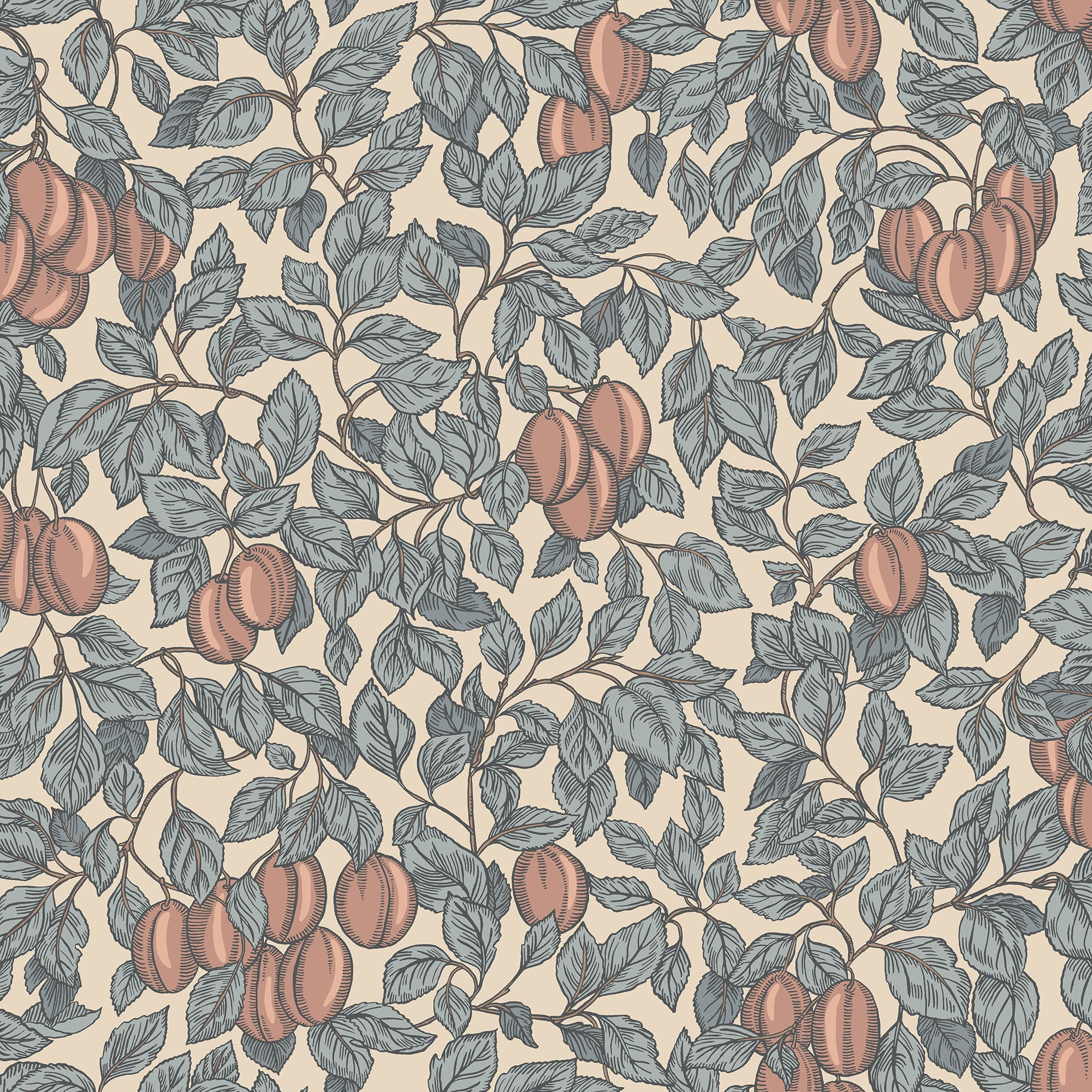 S10467 Blue Emrik Ett Hem, Öland Wallpaper by Sandberg