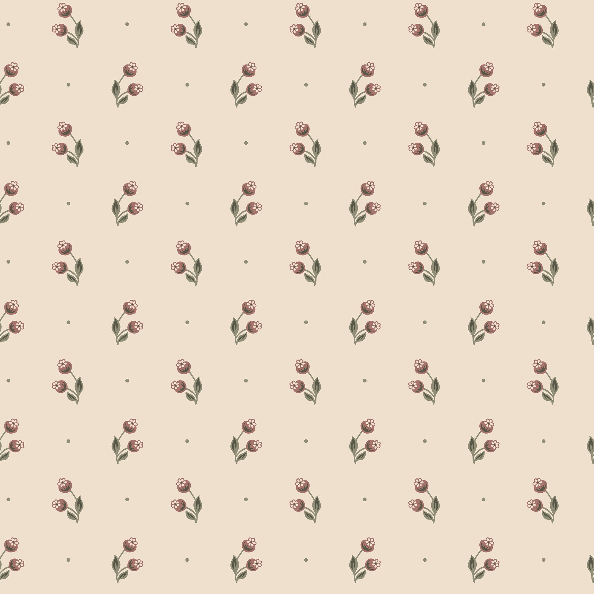 S10471 Burgundy Siv Ett Hem, Öland Wallpaper by Sandberg