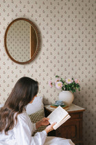 S10471 Burgundy Siv Ett Hem, Öland Wallpaper by Sandberg