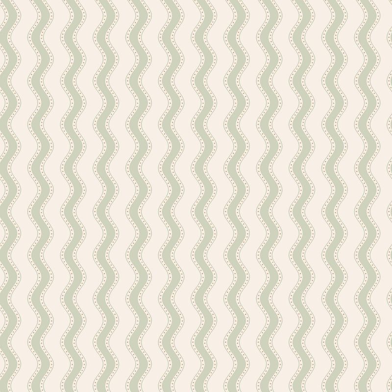 S10473 Spring Green Erik Ett Hem, Öland Wallpaper by Sandberg