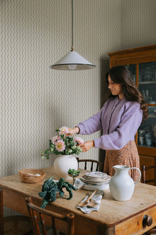 S10473 Spring Green Erik Ett Hem, Öland Wallpaper by Sandberg