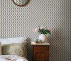 S10474 Indigo Blue Erik Ett Hem, Öland Wallpaper by Sandberg