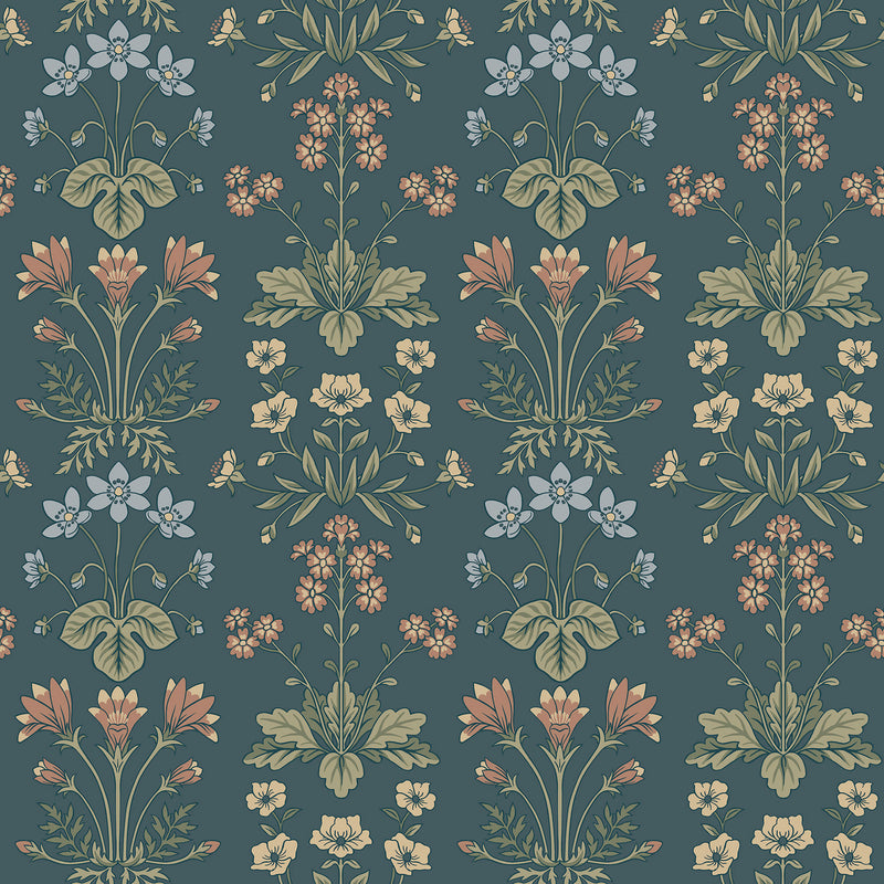 S10477 Midnight Blue Maj Ett Hem, Öland Wallpaper by Sandberg