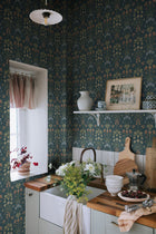 S10477 Midnight Blue Maj Ett Hem, Öland Wallpaper by Sandberg