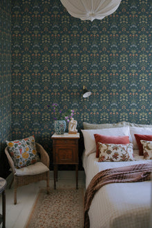 S10477 Midnight Blue Maj Ett Hem, Öland Wallpaper by Sandberg