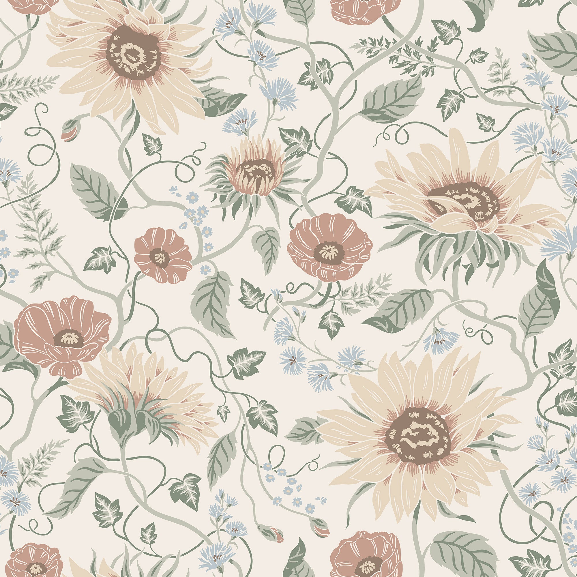 S10478 Colorful Solveig Ett Hem, Öland Wallpaper by Sandberg