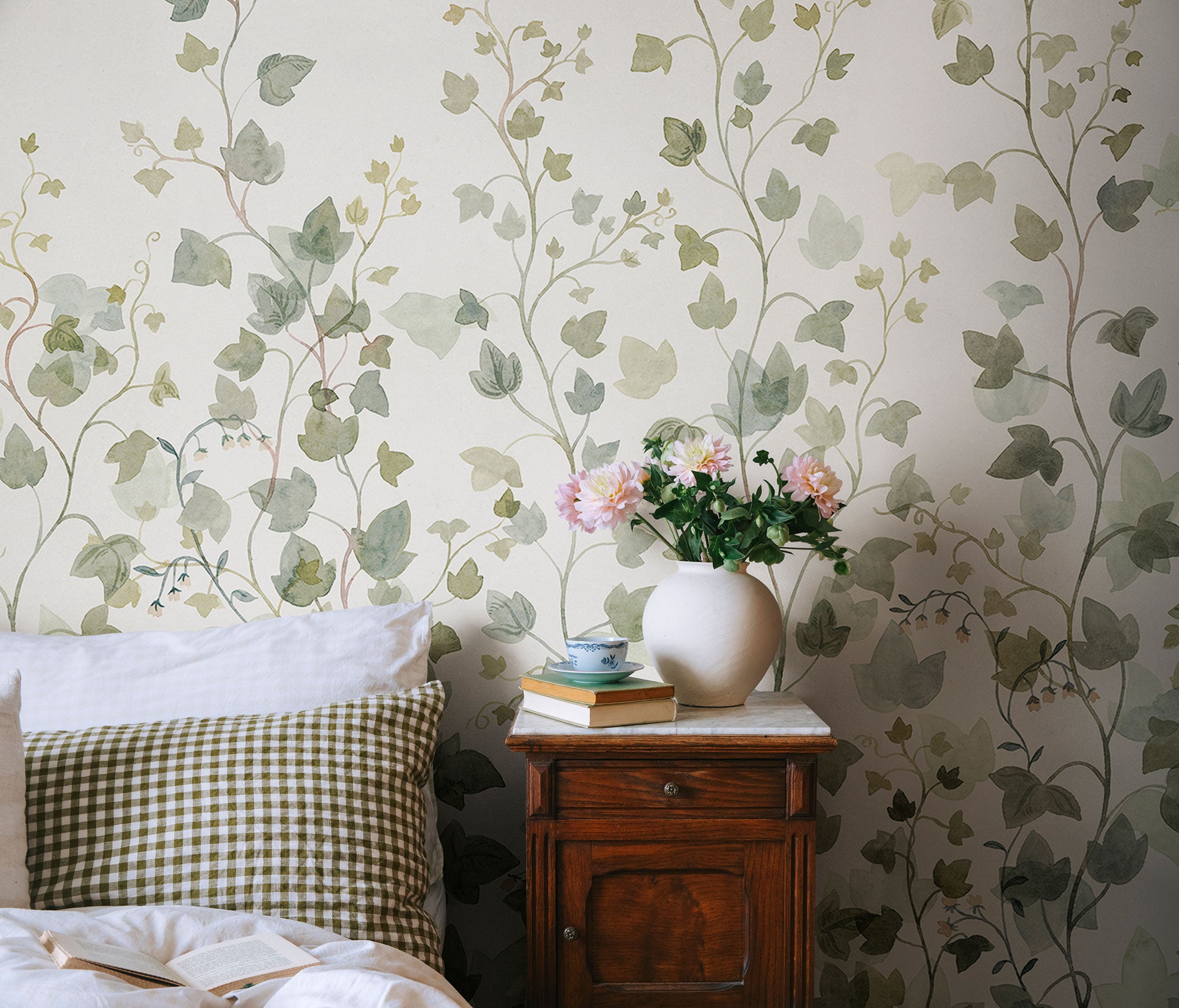 S10484 Green Ivy Ett Hem, Öland Mural by Sandberg