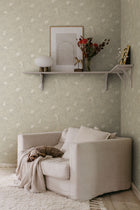 S10497 Sandstone Simon Trädgården Wallpaper by Sandberg