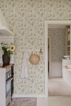 S10498 Sandstone Ulla Trädgården Wallpaper by Sandberg