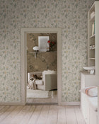 S10498 Sandstone Ulla Trädgården Wallpaper by Sandberg