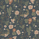 Midnight Blue Ulla Trädgården Wallpaper by Sandberg