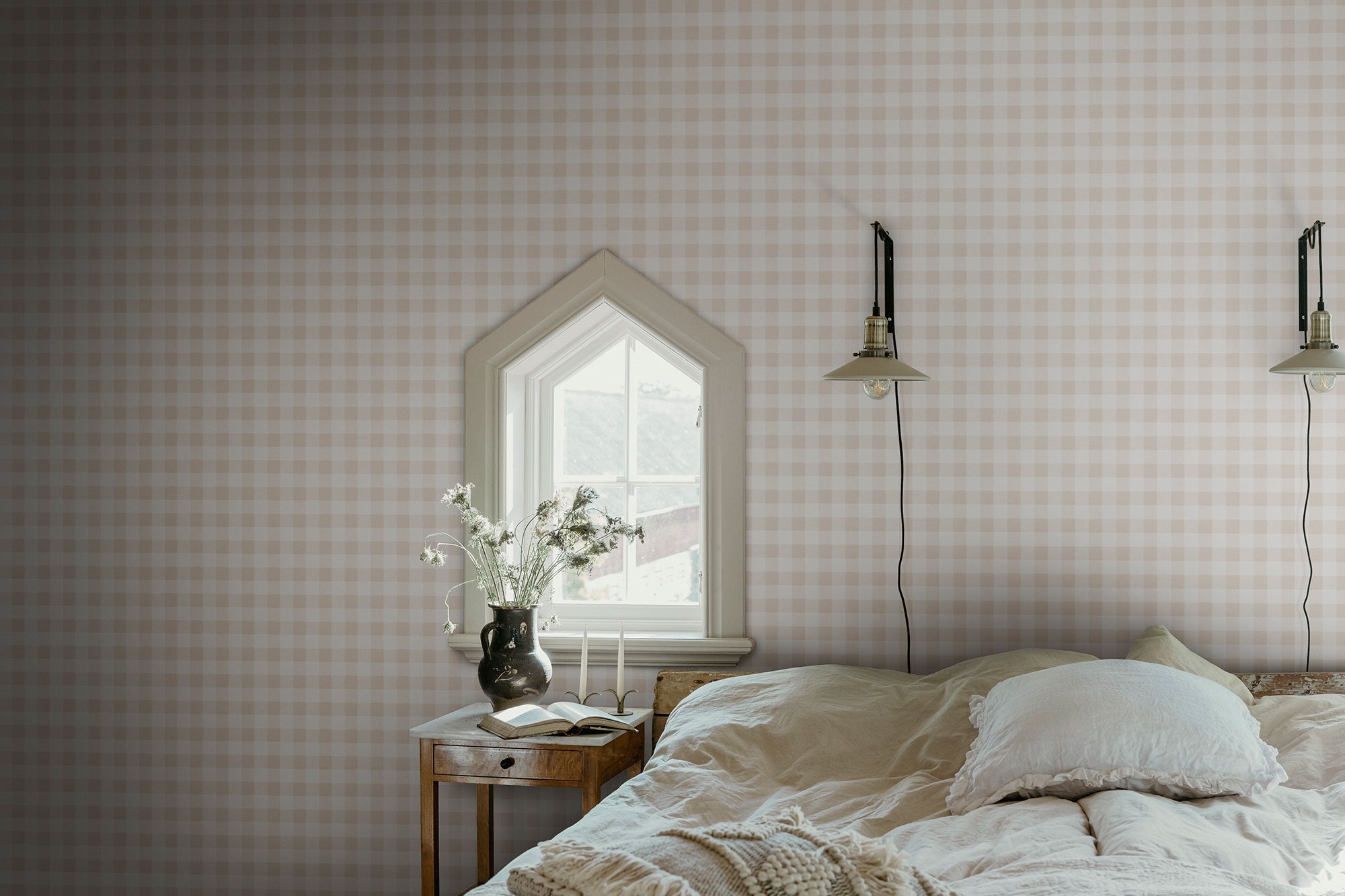 S10501 Sandstone Harry Trädgården Wallpaper by Sandberg