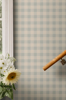 S10503 Misty Blue Harry Trädgården Wallpaper by Sandberg
