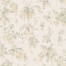 S10505 Spring Green Lovisa Trädgården Wallpaper by Sandberg
