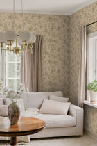 S10506 Pink Lovisa Trädgården Wallpaper by Sandberg