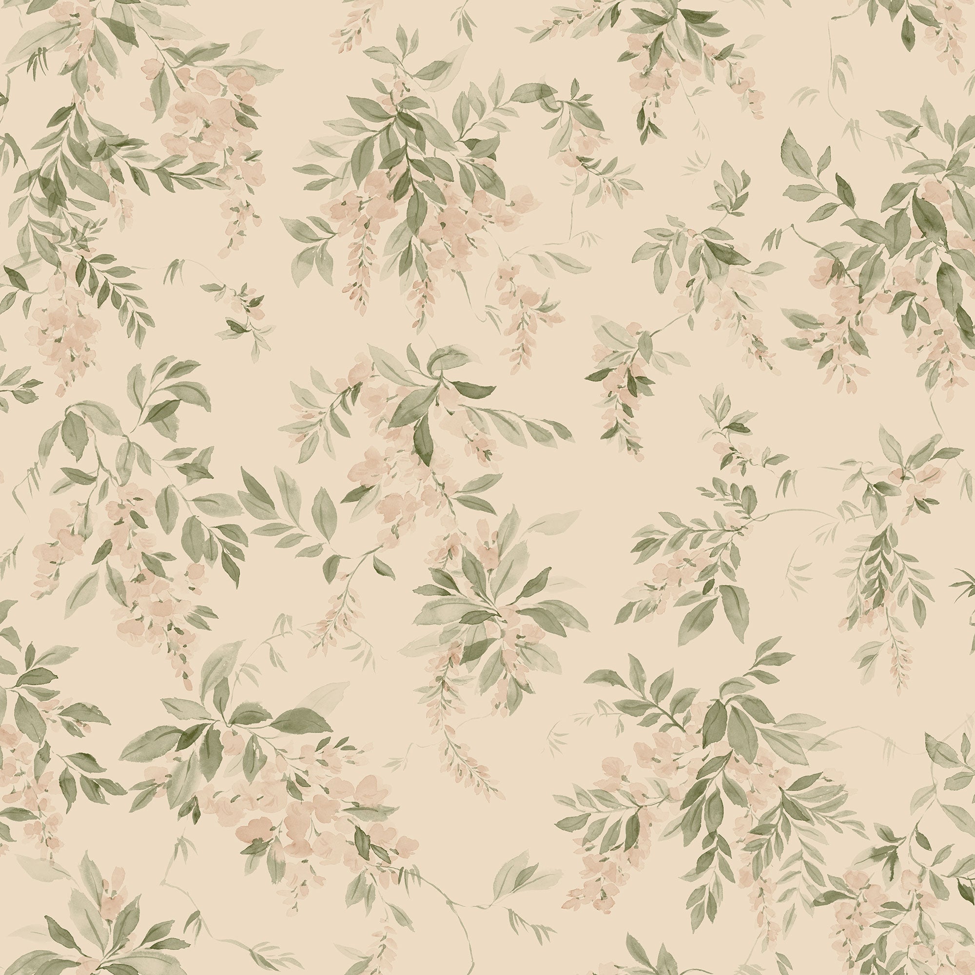 S10506 Pink Lovisa Trädgården Wallpaper by Sandberg