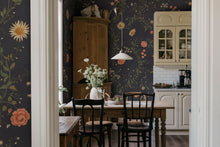 S10517 Midnight Blue Inger Trädgården Mural by Sandberg