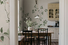 S10518 Green Josefine Trädgården Mural by Sandberg