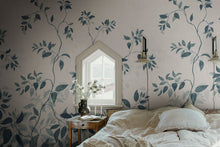 S10519 Blue Josefine Trädgården Mural by Sandberg